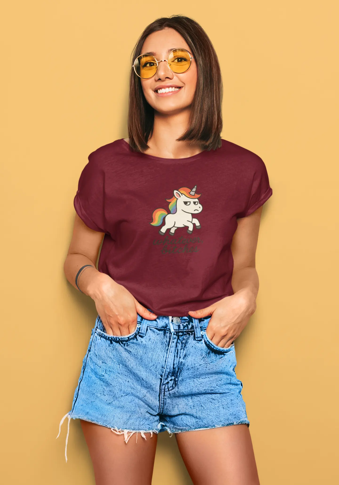 Whatever Bitches | T-shirt for Women Printrove