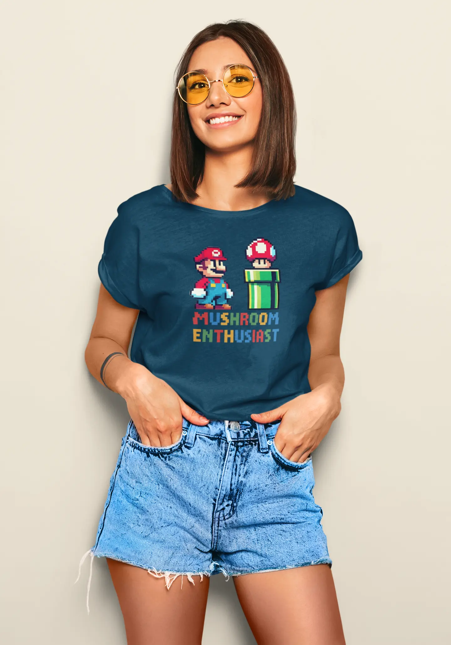 Retro Super Mario | T-shirt for Women Printrove