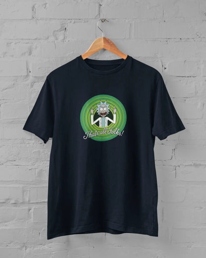 Rick Sanchez - That's All Folks! | T-shirt for Men PrismGasm