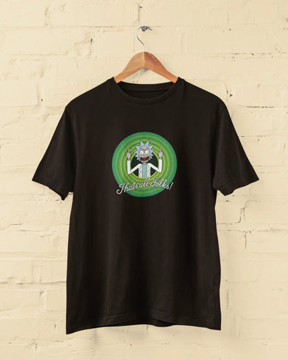Rick Sanchez - That's All Folks! | T-shirt for Men PrismGasm