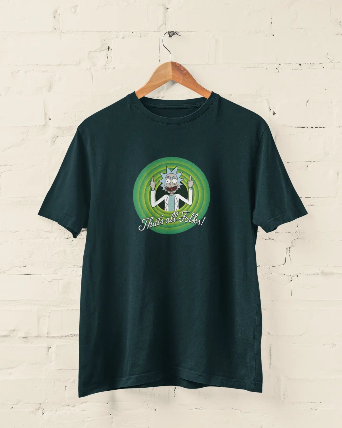 Rick Sanchez - That's All Folks! | T-shirt for Men PrismGasm