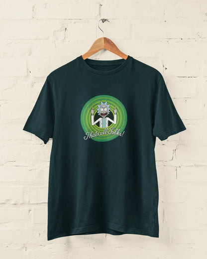 Rick Sanchez - That's All Folks! | T-shirt for Men PrismGasm
