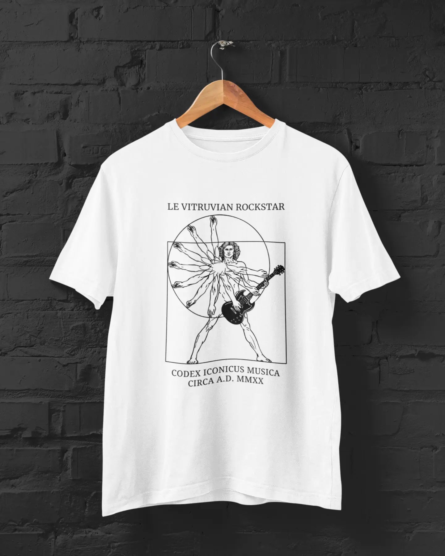Le Vitruvian Rockstar | T-shirt for Men - PrismGasm