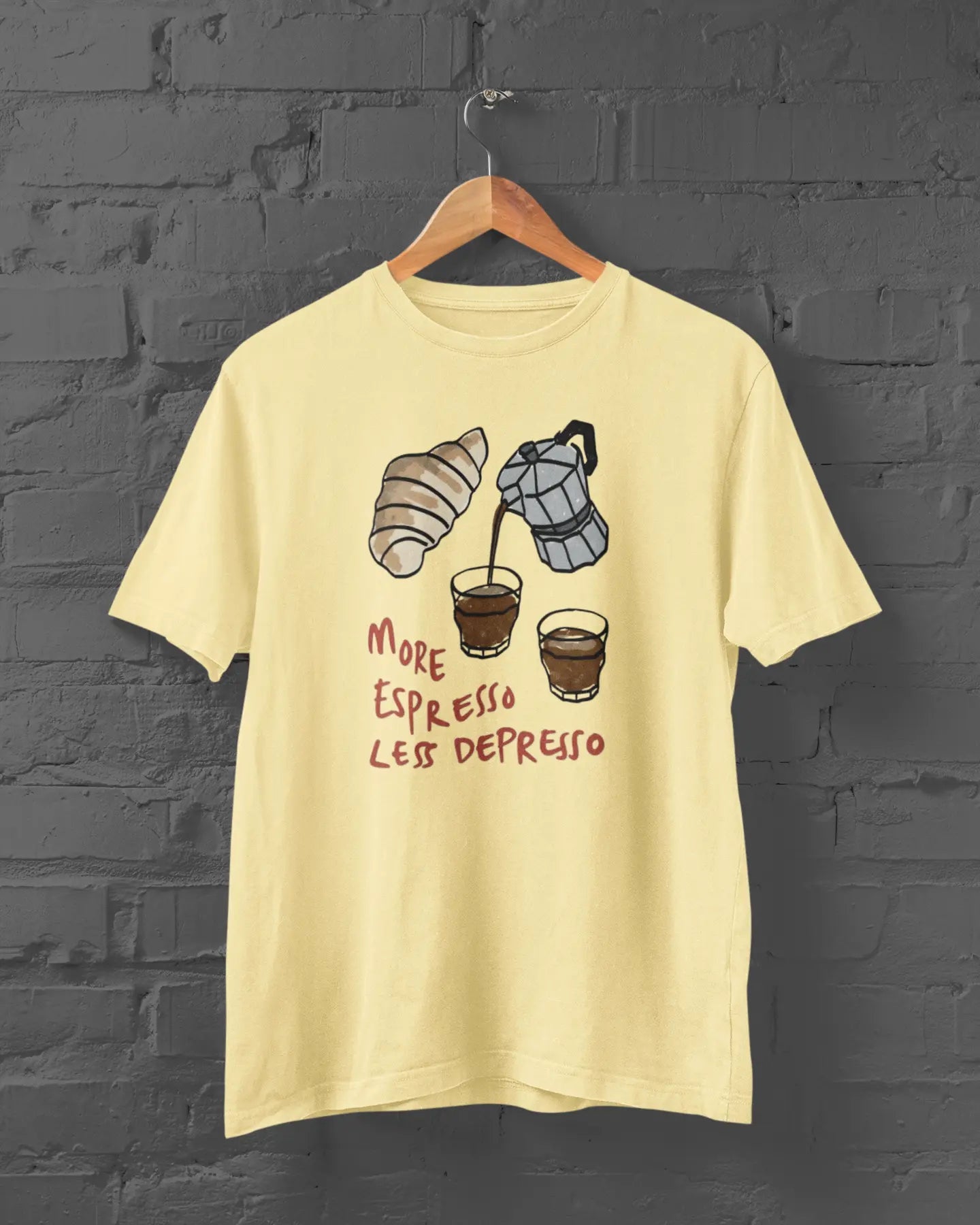 More Espresso Less Depresso | T-shirt for Men PrismGasm