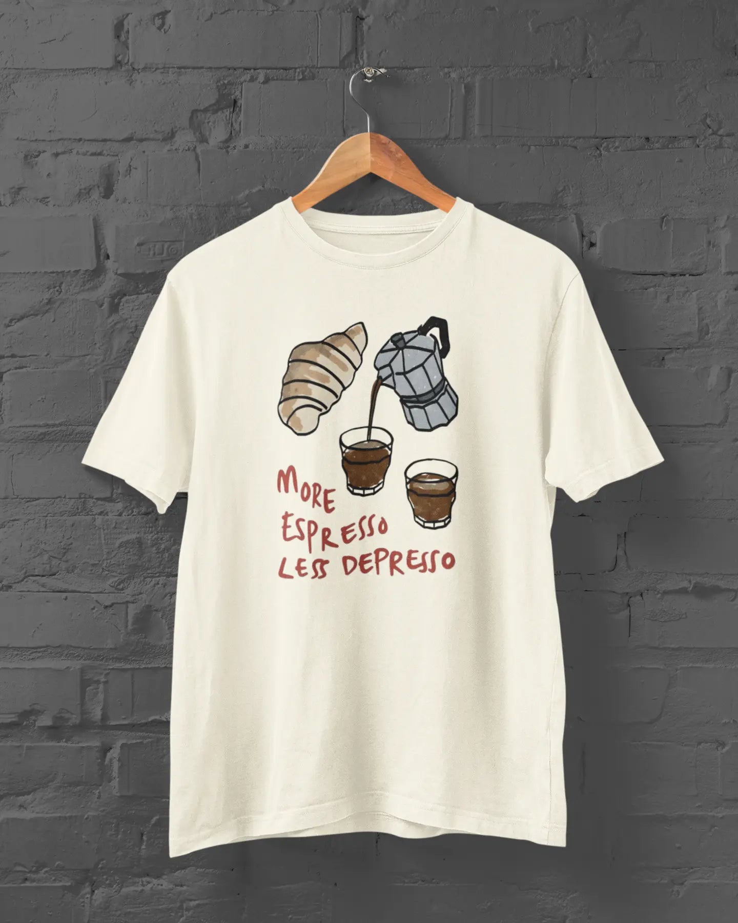More Espresso Less Depresso | T-shirt for Men PrismGasm