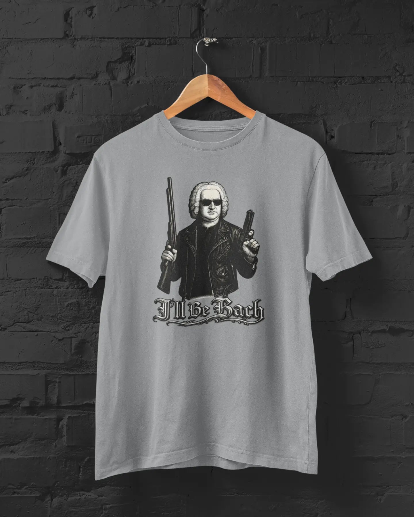 I'll Be Bach | Terminator Parody | T-shirt for Men PrismGasm