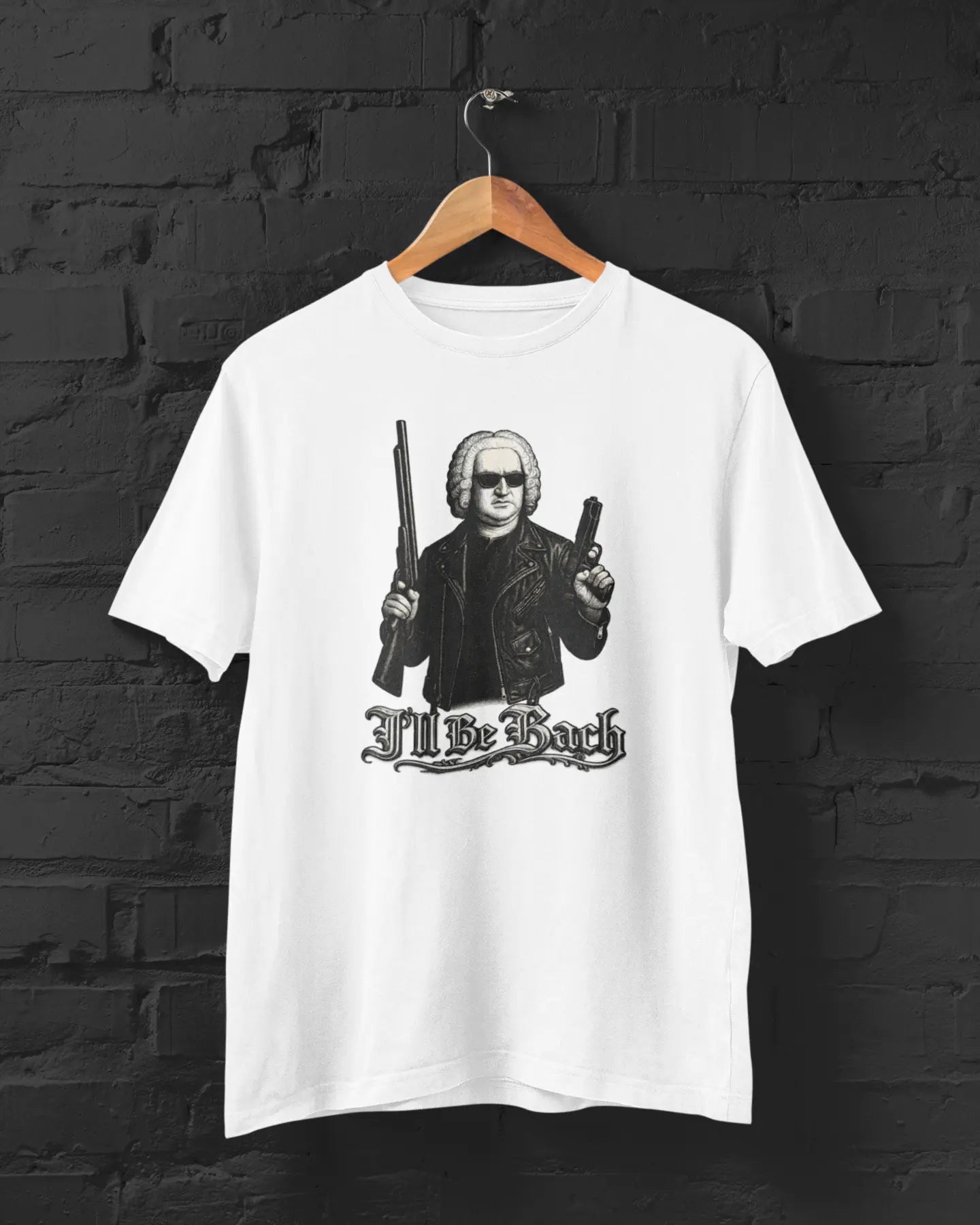 I'll Be Bach | Terminator Parody | T-shirt for Men PrismGasm