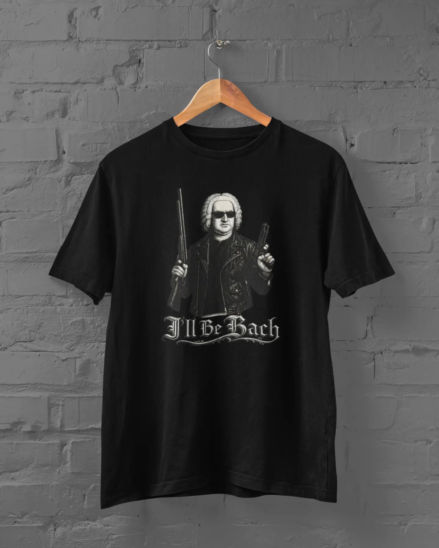 I'll Be Bach | Terminator Parody | T-shirt for Men PrismGasm