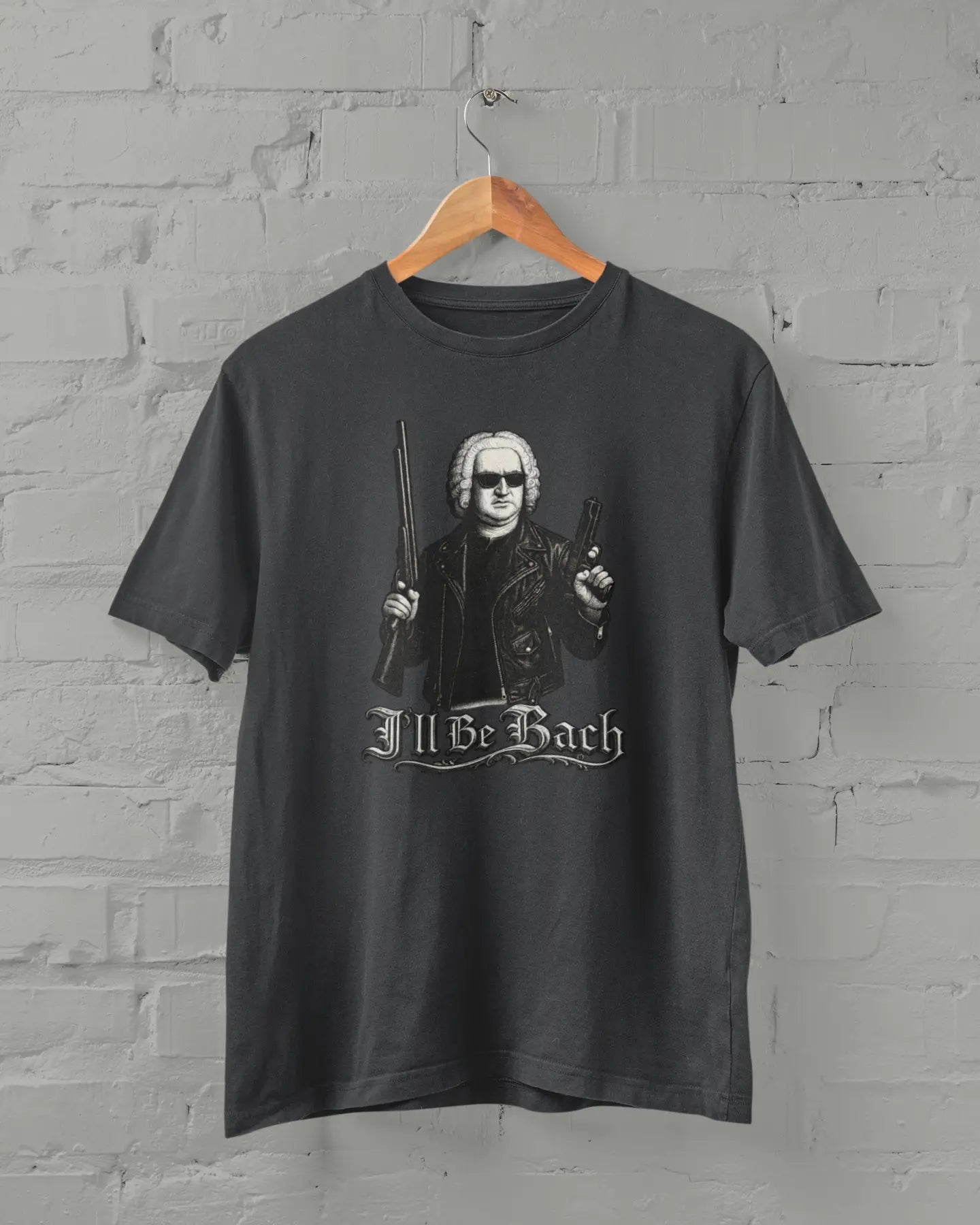 I'll Be Bach | Terminator Parody | T-shirt for Men PrismGasm