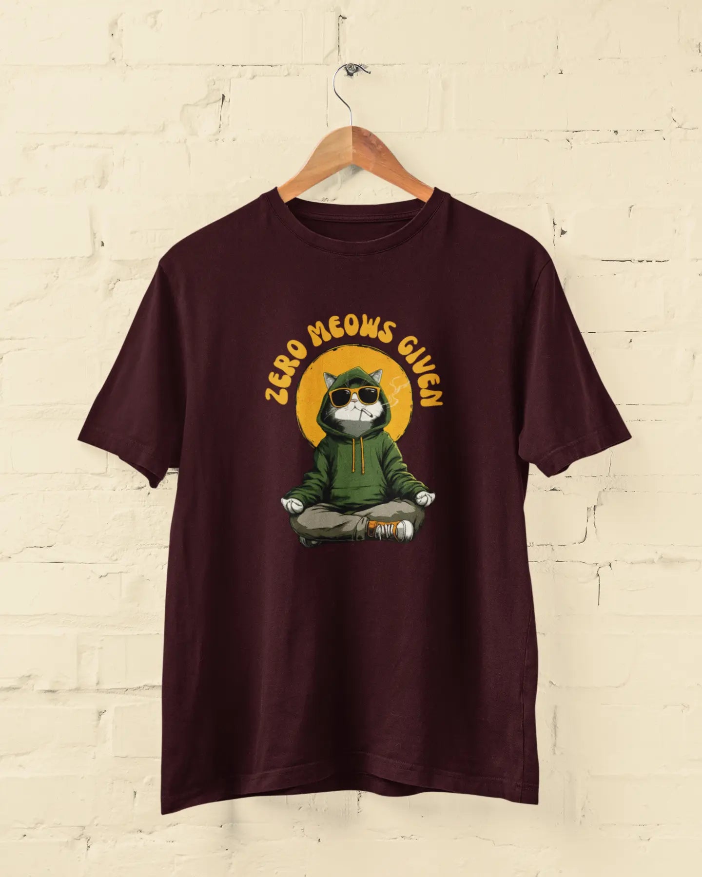 Zero Meows Given v2 | T-shirt for Men PrismGasm