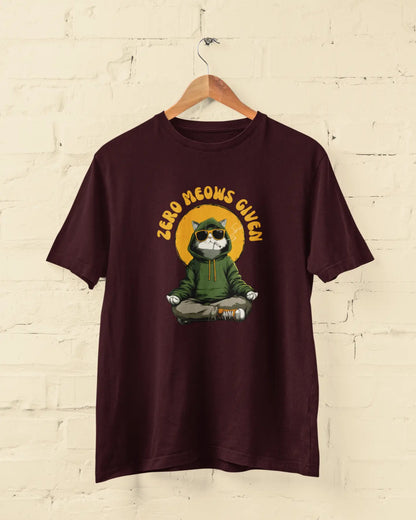Zero Meows Given v2 | T-shirt for Men PrismGasm
