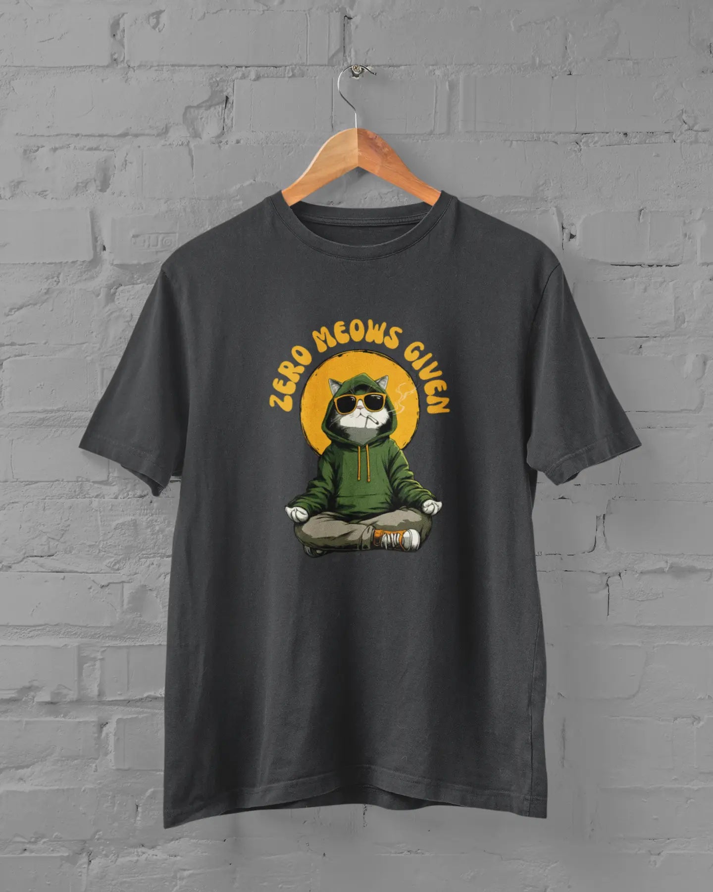 Zero Meows Given v2 | T-shirt for Men PrismGasm