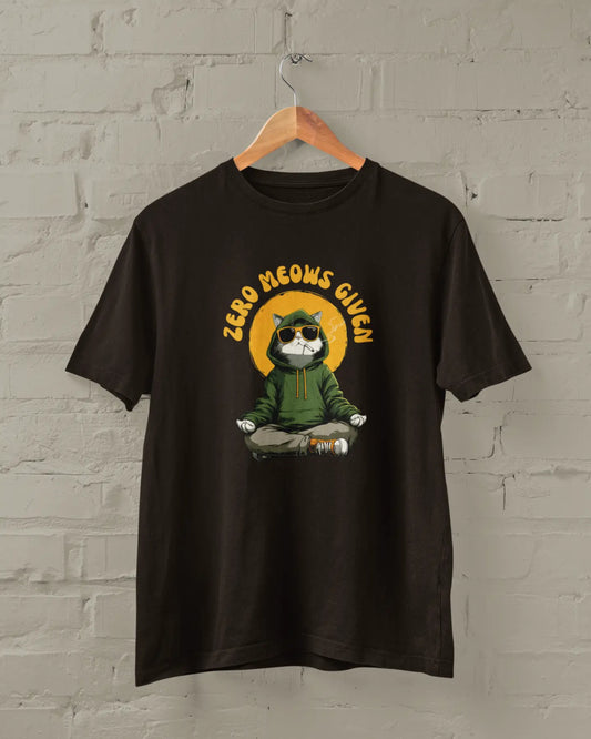 Zero Meows Given v2 | T-shirt for Men PrismGasm