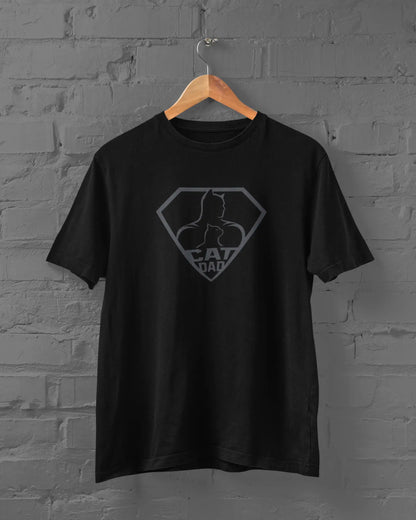 Cat Dad Classic | T-shirt for Men PrismGasm  T-Shirt 899.00 PrismGasm Black / 7XL