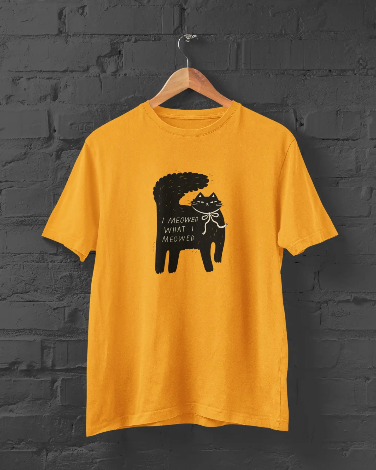 Meowed What I Meowed | T-shirt for Men PrismGasm T-Shirt  PrismGasm