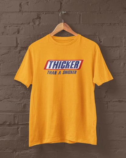 Thicker Than a Snicker | T-shirt for Men PrismGasm T-Shirt  PrismGasm