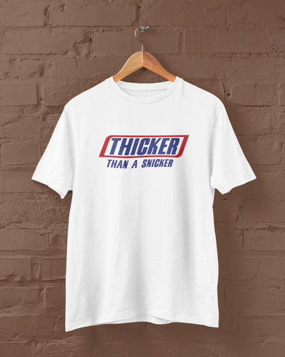 Thicker Than a Snicker | T-shirt for Men PrismGasm T-Shirt  PrismGasm
