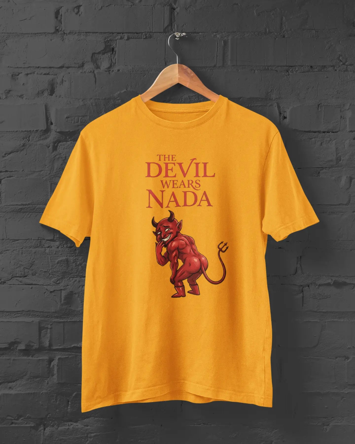The Devil Wears Nada | T-shirt for Men PrismGasm T-Shirt  PrismGasm
