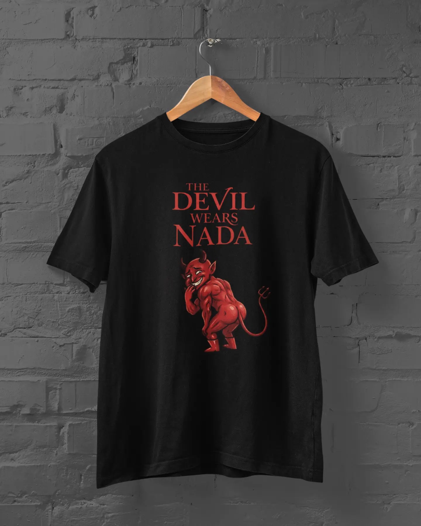 The Devil Wears Nada | T-shirt for Men PrismGasm T-Shirt  PrismGasm