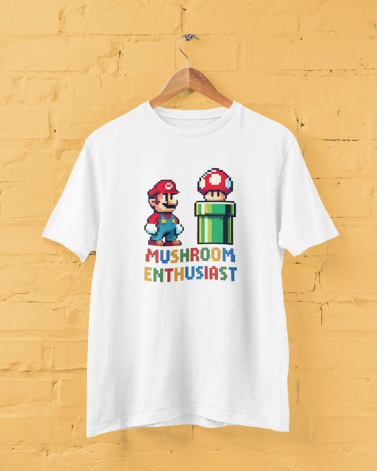 Mario the Mushroom Enthusiast | T-shirt for Men PrismGasm