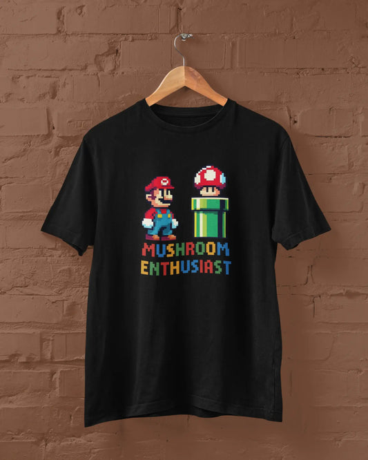 Mario the Mushroom Enthusiast | T-shirt for Men PrismGasm