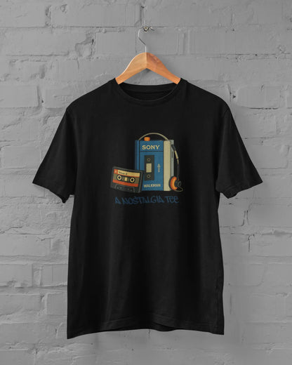 Walkman Nostalgia | T-shirt for Men PrismGasm  T-Shirt 899.00 PrismGasm Black / XS