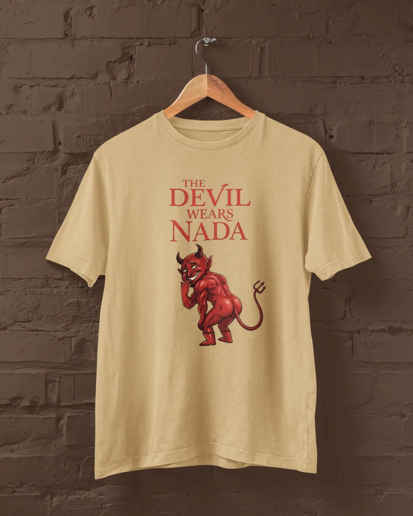 The Devil Wears Nada | T-shirt for Men PrismGasm T-Shirt  PrismGasm