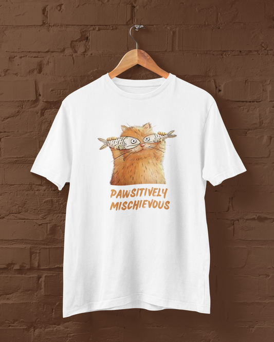 Pawsitively Mischievous T-shirt for Men