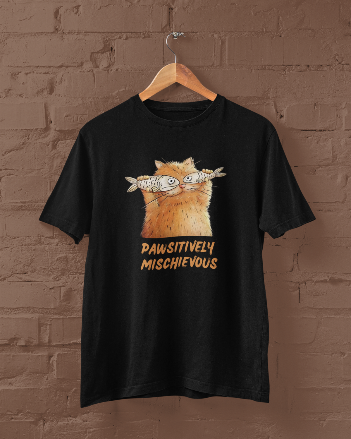 Pawsitively Mischievous T-shirt for Men
