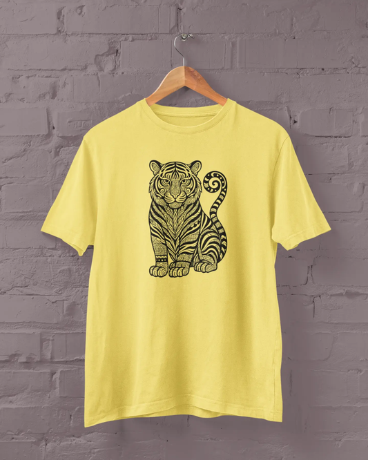Tiger Motif Art | T-shirt for Men PrismGasm