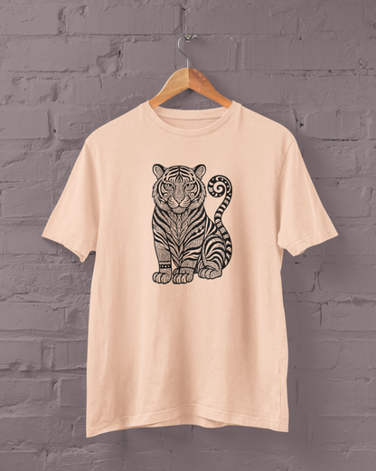 Tiger Motif Art | T-shirt for Men