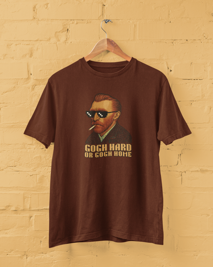Gogh Hard Or Gogh Home | T-shirt for Men