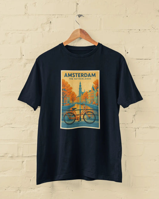 Amsterdam Postcard | T-shirt for Men PrismGasm