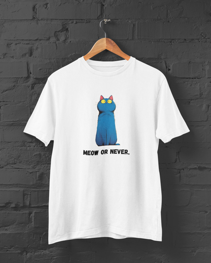 Meow or Never T-shirt for Men