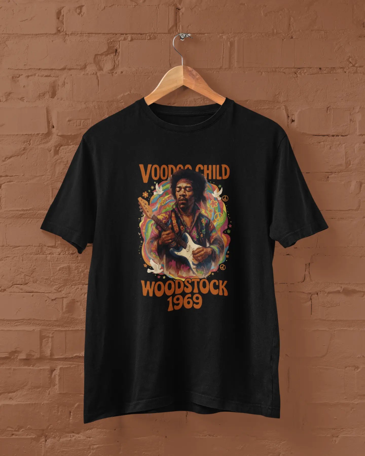 Jimi Hendrix Voodoo Child | T-shirt for Men PrismGasm