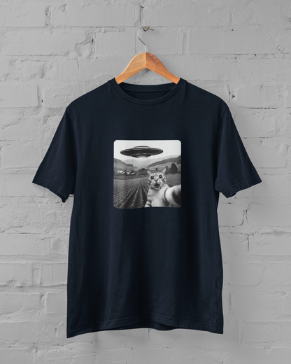 UFO Cat Selfie | T-shirt for Men