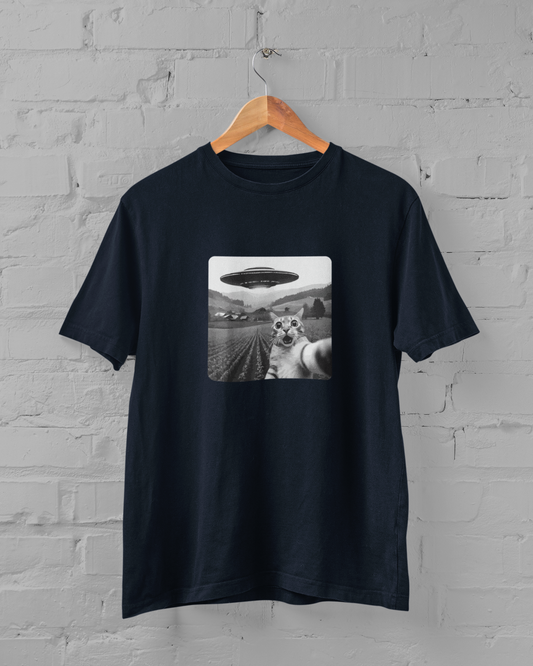 UFO Cat Selfie | T-shirt for Men