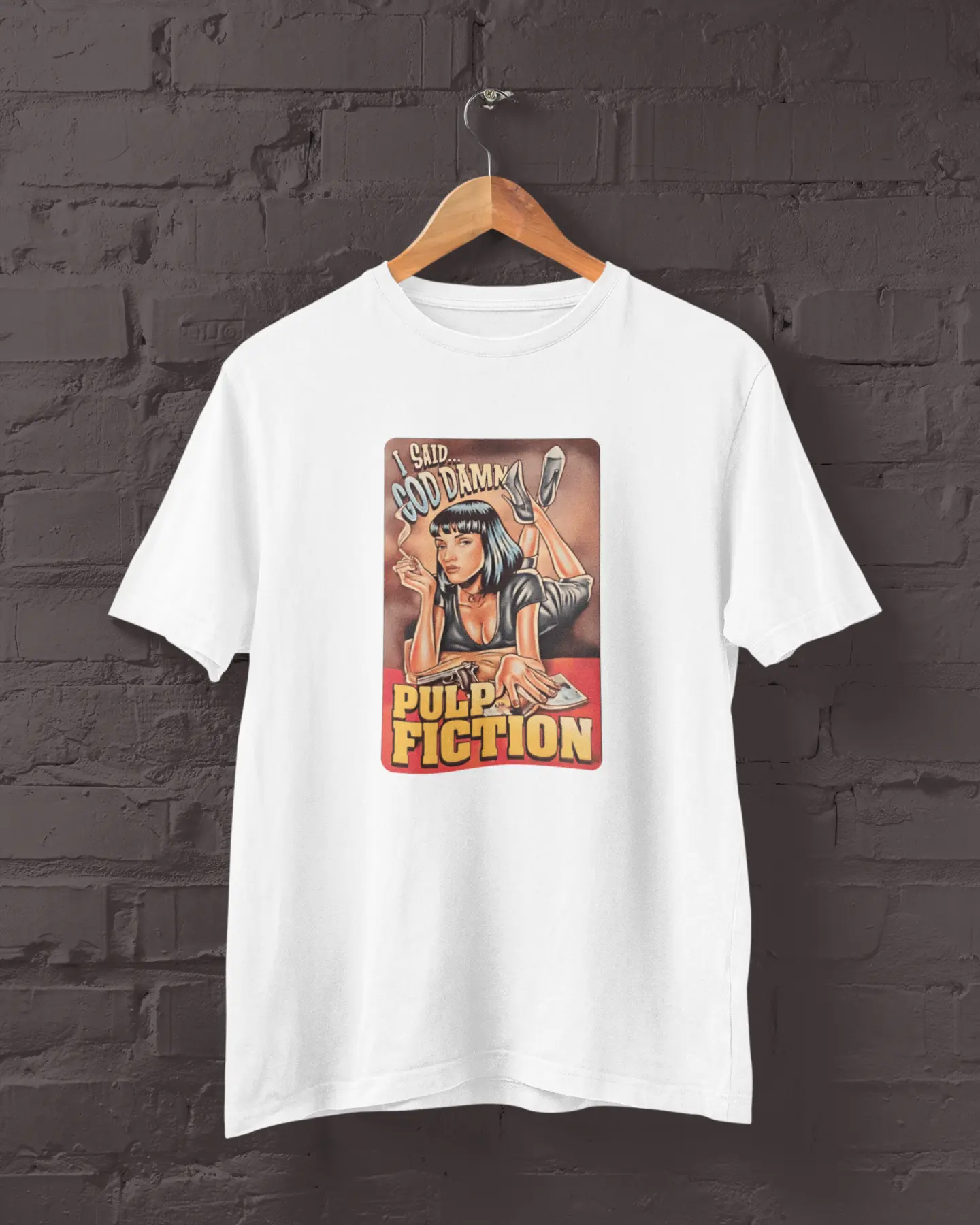 I Said God Damn - Pulp Fiction | T-shirt for Men PrismGasm