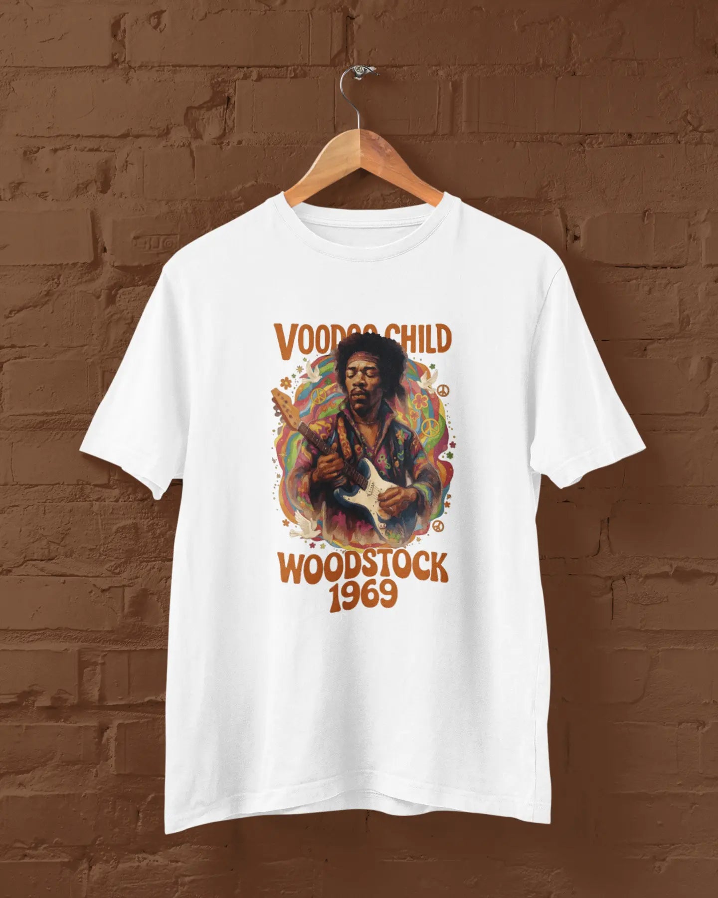 Jimi Hendrix Voodoo Child | T-shirt for Men PrismGasm