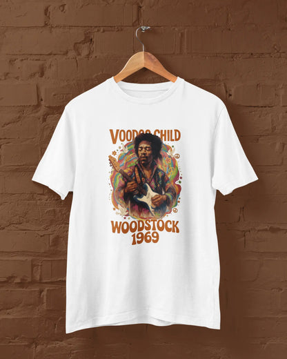 Jimi Hendrix Voodoo Child | T-shirt for Men PrismGasm