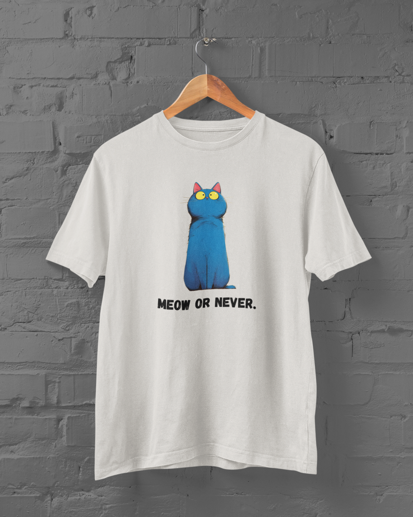 Meow or Never T-shirt for Men