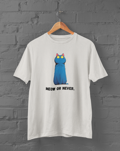 Meow or Never T-shirt for Men