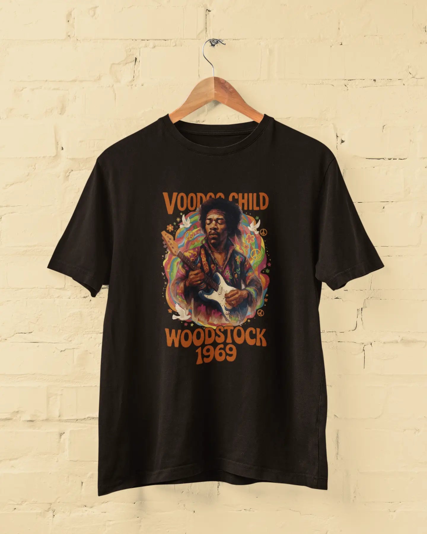 Jimi Hendrix Voodoo Child | T-shirt for Men PrismGasm