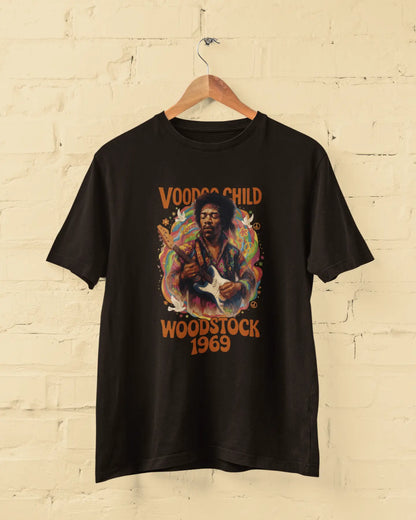 Jimi Hendrix Voodoo Child | T-shirt for Men PrismGasm