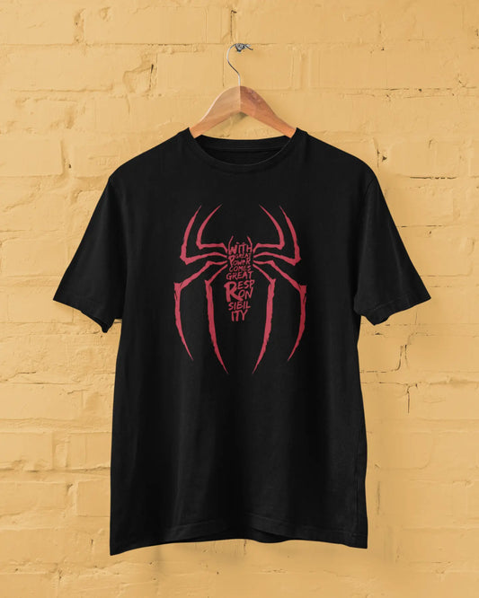 Spiderman Great Power | T-Shirt for Men PrismGasm