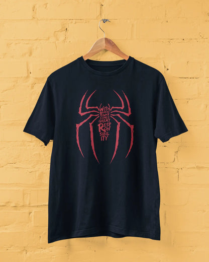 Spiderman Great Power | T-Shirt for Men PrismGasm