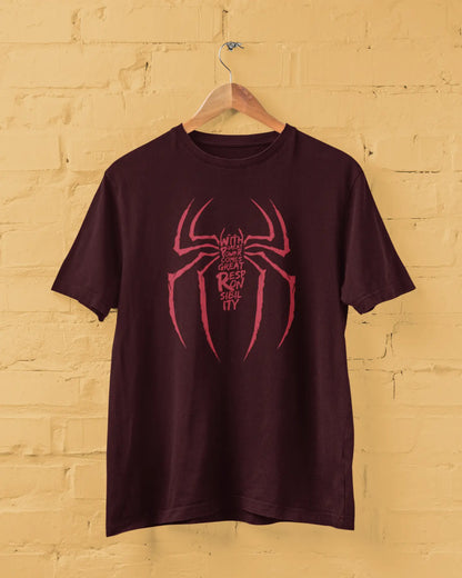 Spiderman Great Power | T-Shirt for Men PrismGasm