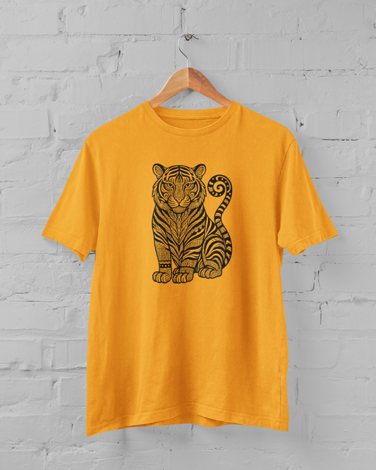 Tiger Motif Art | T-shirt for Men