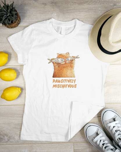 Pawsitively Mischievous | T-shirt for Women