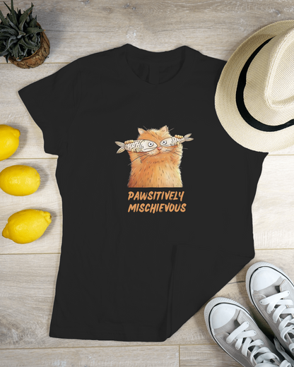 Pawsitively Mischievous | T-shirt for Women